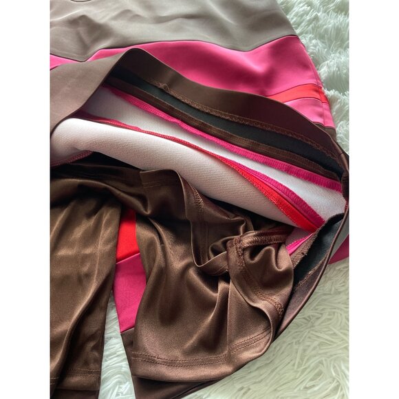 JAX Square Neckline Satin Cocktail Dress Size 10 - Picture 9 of 12